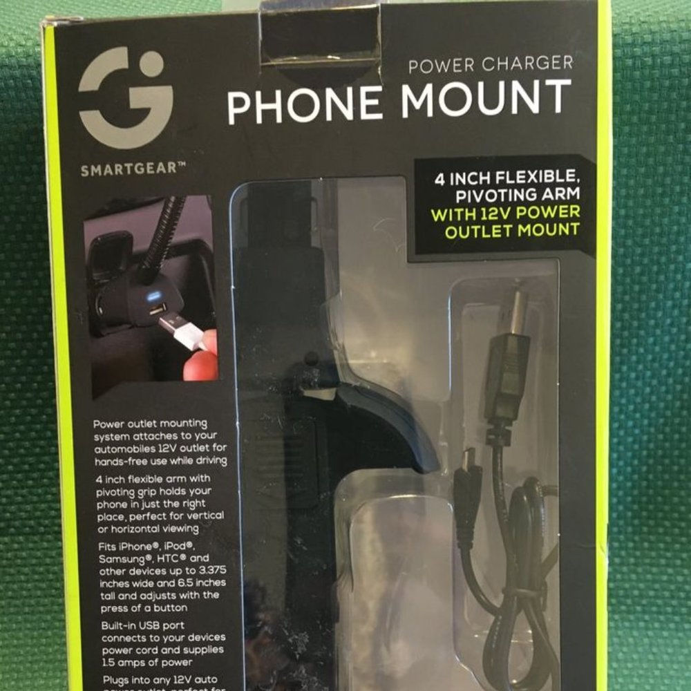Smart Gear Power Charger Phone Mount